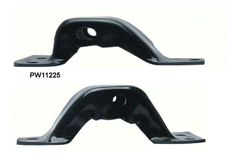 Engine Mount Brackets: 69 Camaro & 69-70 Nova W/ BB Chev V8 (Set)